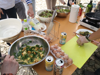 アウトドア料理コン