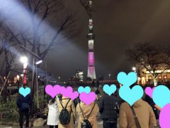 街コン婚活パーティー報告【浅草】4/1（土）夜のお花見散歩コン／夜桜夜景観賞ウォーキング06