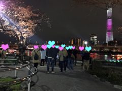 街コン婚活パーティー報告【浅草】4/1（土）夜のお花見散歩コン／夜桜夜景観賞ウォーキング08