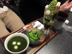 日本橋人形町の抹茶わらび餅