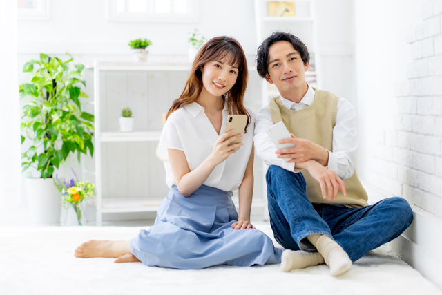 婚活で出会った男女